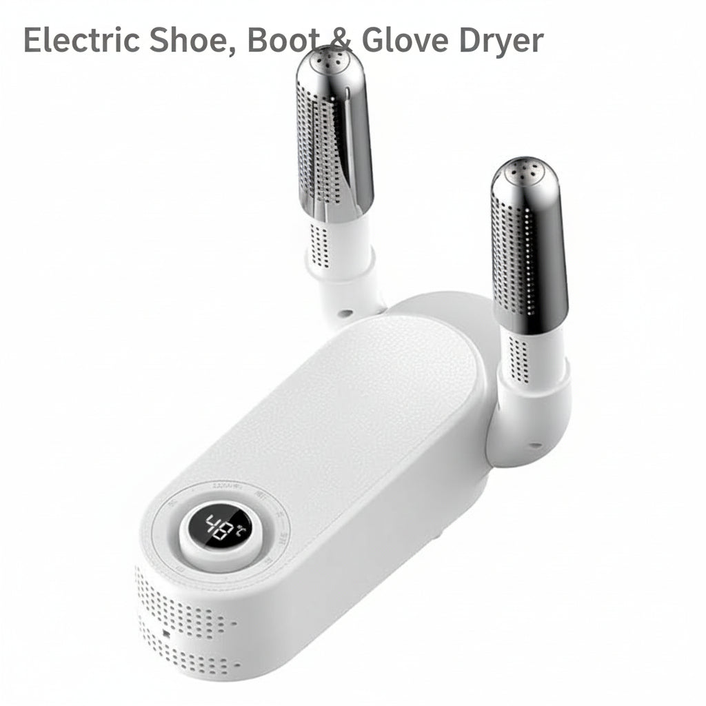 Electric Shoe, Boot & Glove Dryer | Constant Temperature | Timer | Foldable | Smart Panel