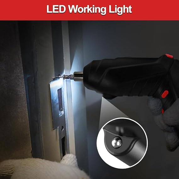 Cordless Electric Screwdriver Set | 47 in 1 Electric Screwdriver | Battery Powered Screwdriver Kit