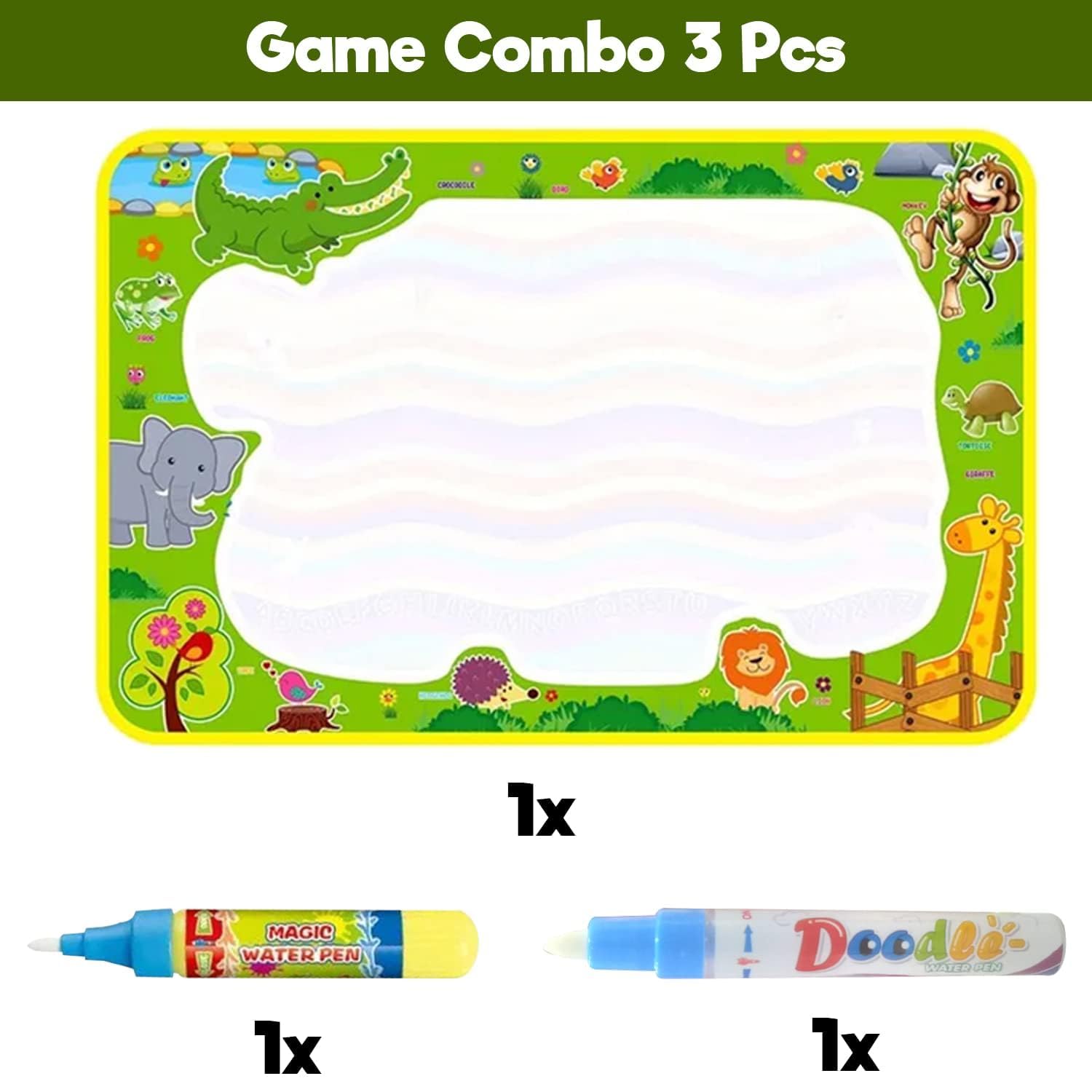 Kids Magic Water Drawing Mat (70*50 Cms)
