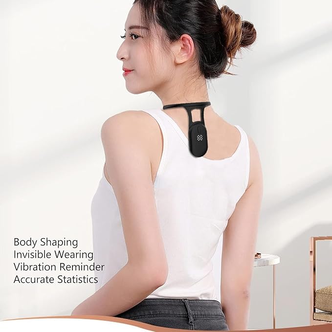Lymphatic Drainage Device for Neck | Portable Neck Lymphatic Massager | Body Shaping Pose Reminder | Soothing Neck Instrument | Belt Relief Massage Device