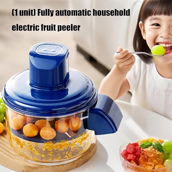 Automatic Vegetable Peeler | Electric Garlic Peeler | New Automatic Small Fruit Peeling Tool | Rechargeable Commercial Smart Fruit Peeler Machine