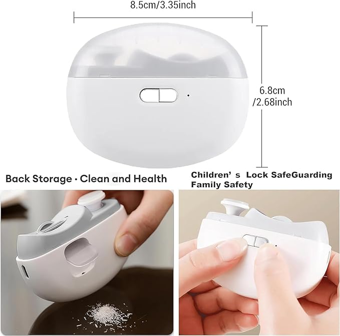 2 In 1 Electric Nail Clipper - Best Quality Product