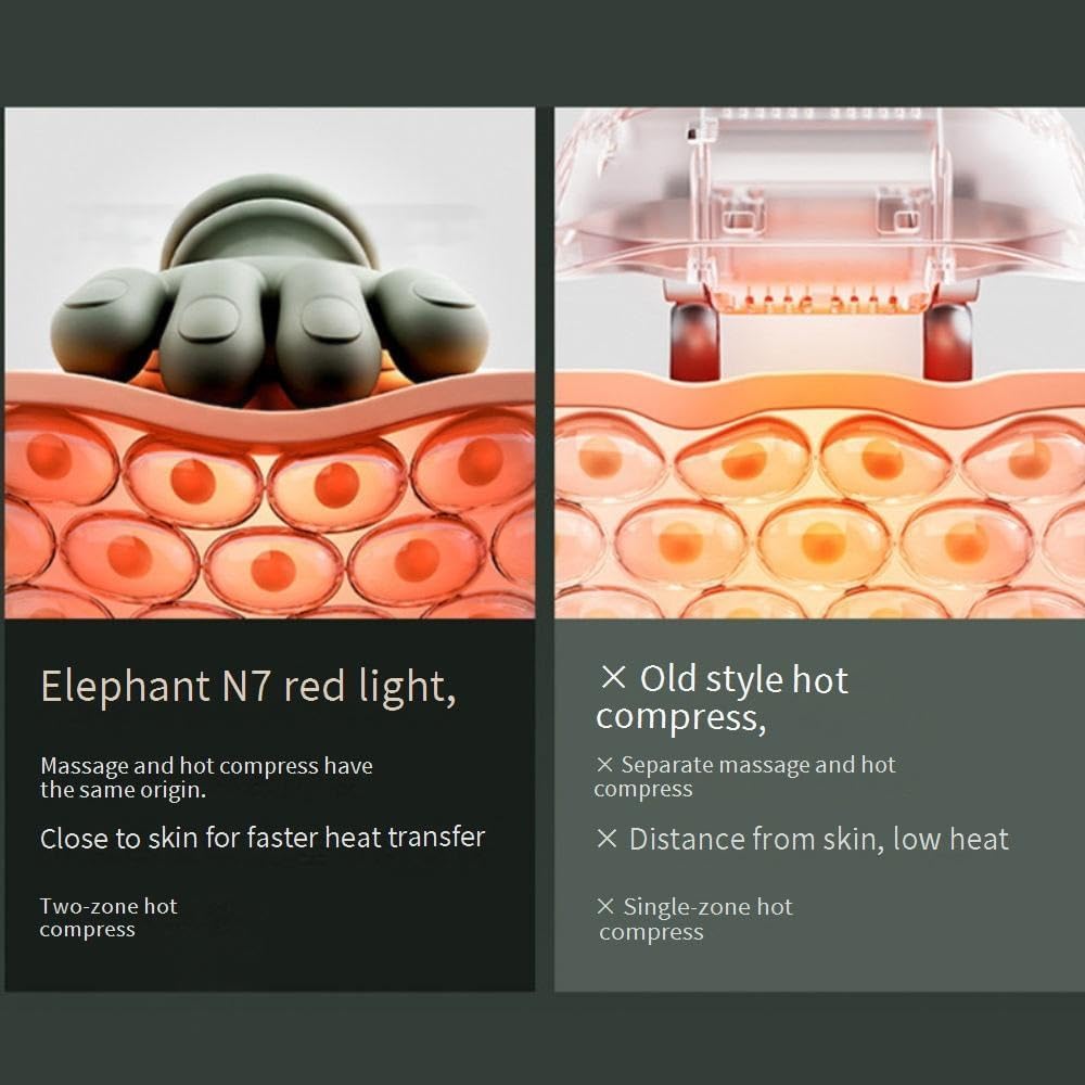 Rechargeable Neck And Shoulder Massager | Hand Neck Massager with Heat | Back Shoulder and Neck Massager