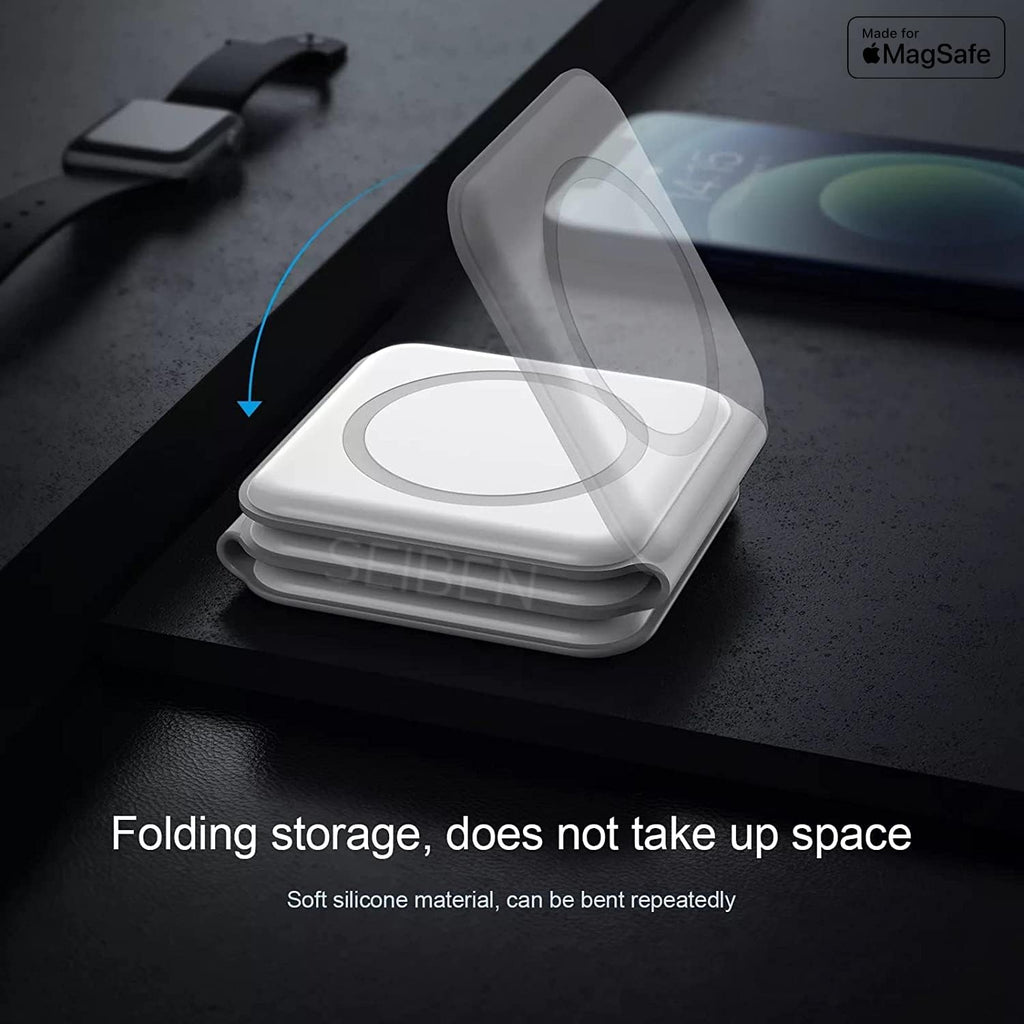 3 in 1 Magnetic Foldable MagSafe compatible Wireless Charger