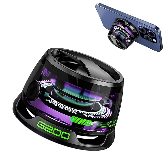 Multifunctional G200 Magnetic Bluetooth Speaker with RGB Light, Tablets, Laptops and Switch,6-7H Playtime