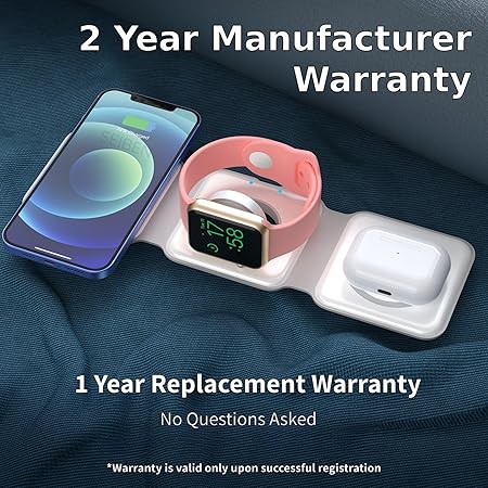 3 in 1 Magnetic Foldable MagSafe compatible Wireless Charger