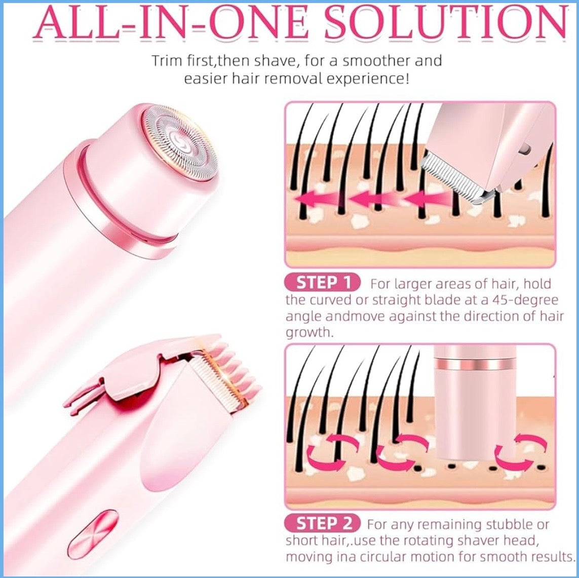 Dual-head electric trimmer