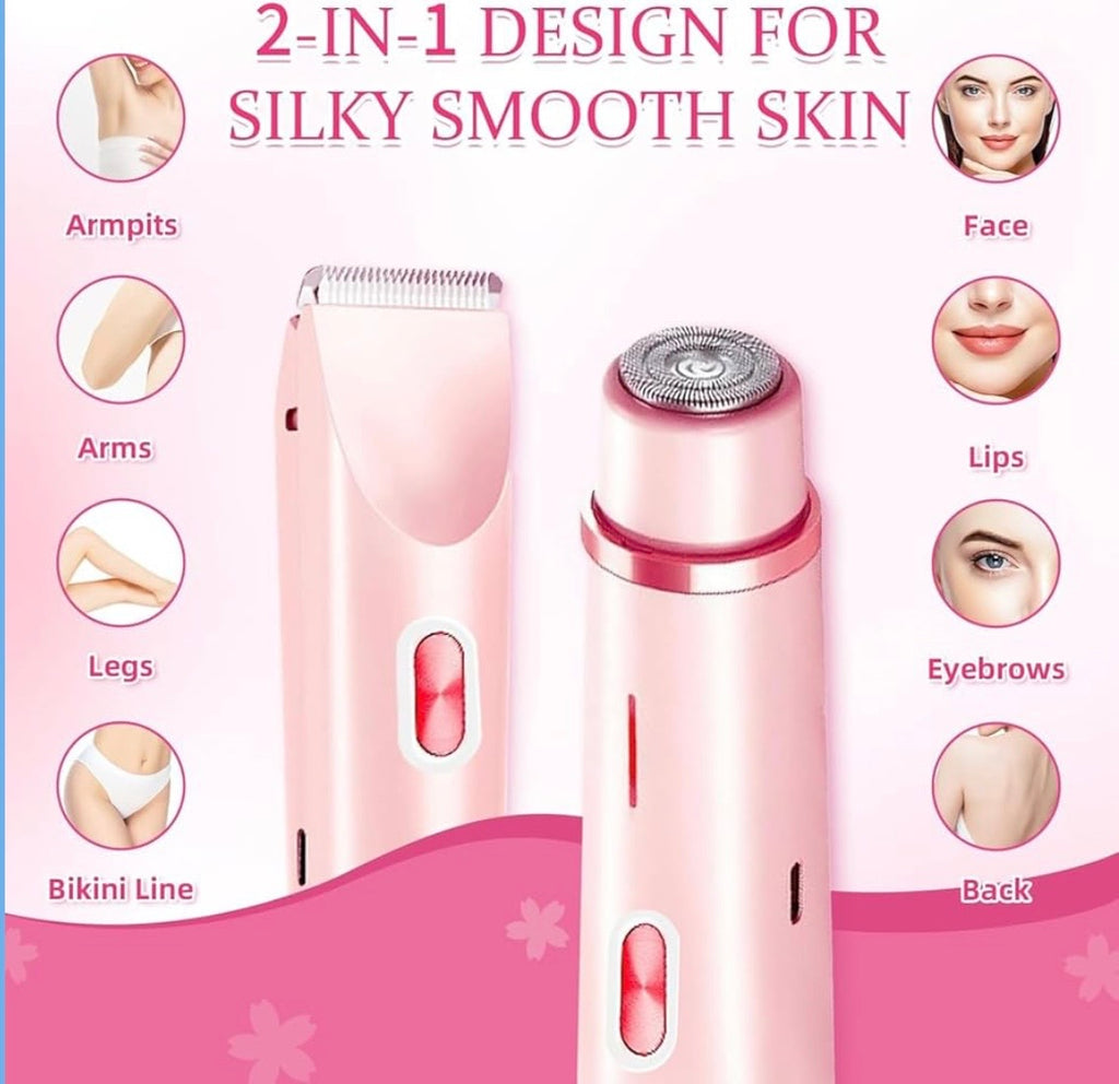 Dual-head electric trimmer