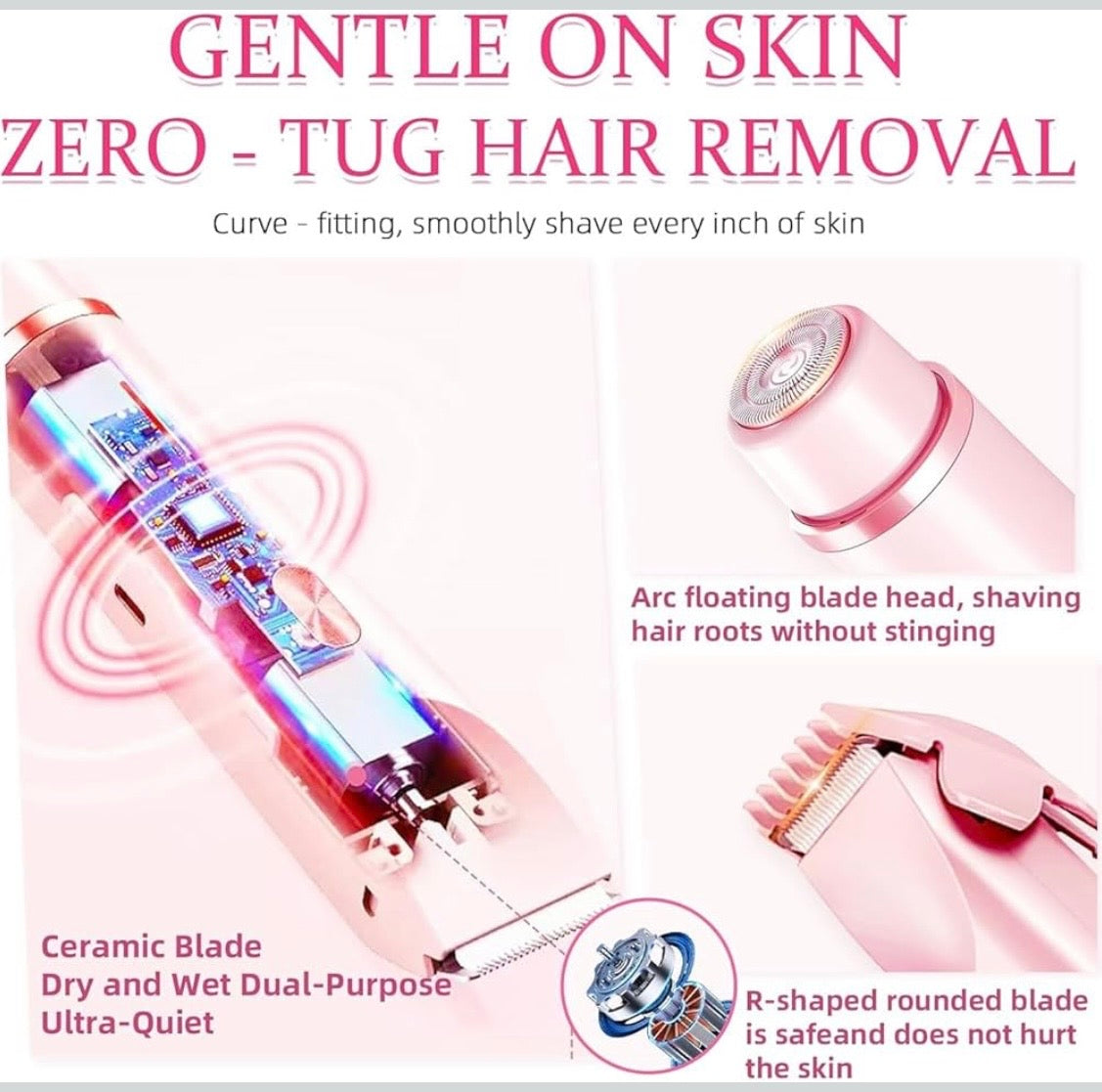 Dual-head electric trimmer