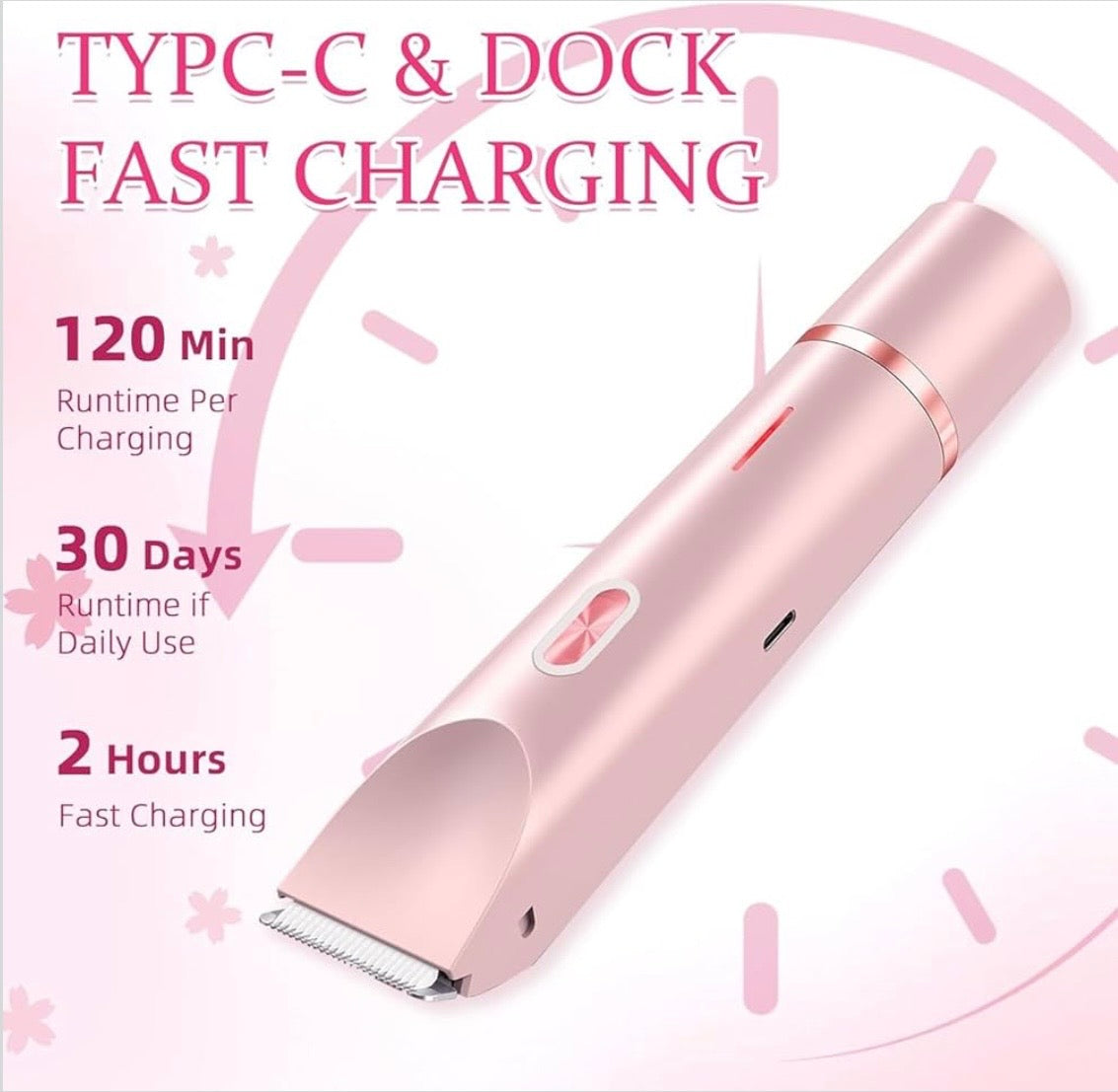 Dual-head electric trimmer