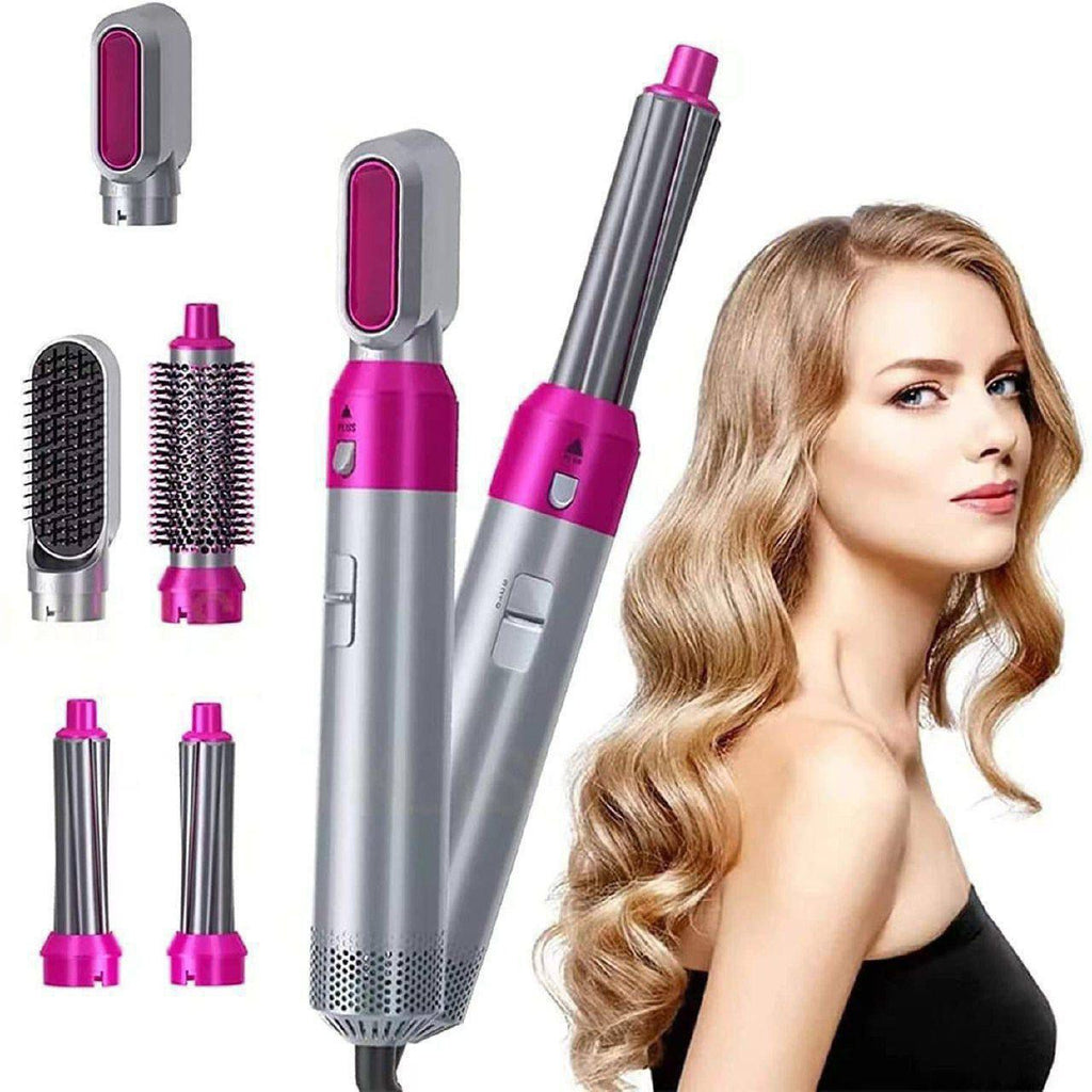 5 In 1 Hair Comb Negative Ion | Straightener Brush Blow Dryer | Best Quality | COD