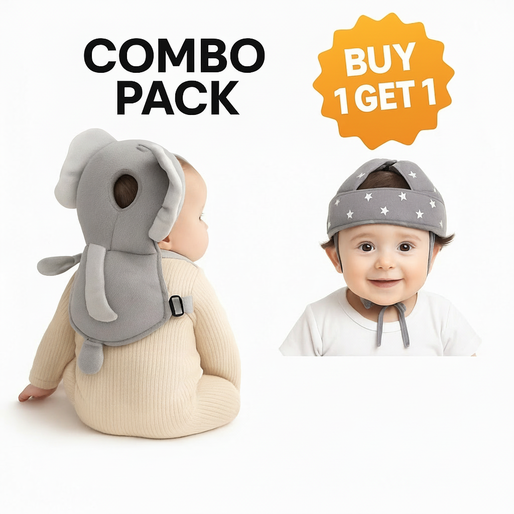 Baby Head protector and Halmet with Free knees pad SET -3
