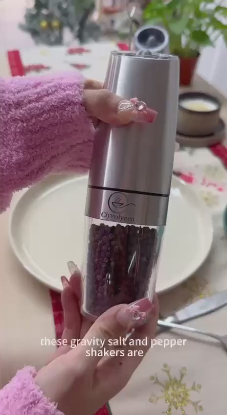 Gravity Electric Salt and Pepper Grinder | Automatic Salt and Pepper Grinder
