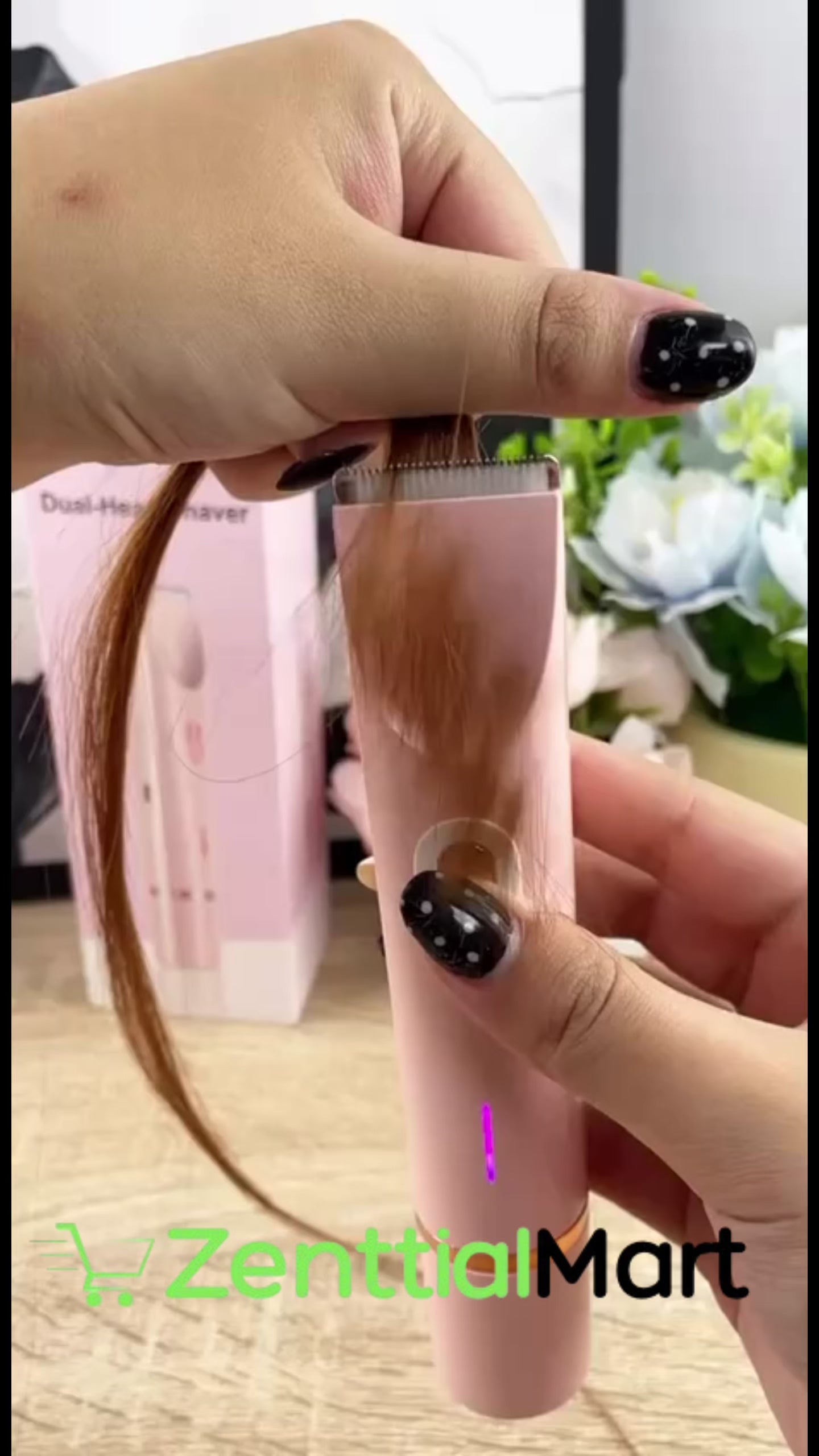 Dual-head electric trimmer