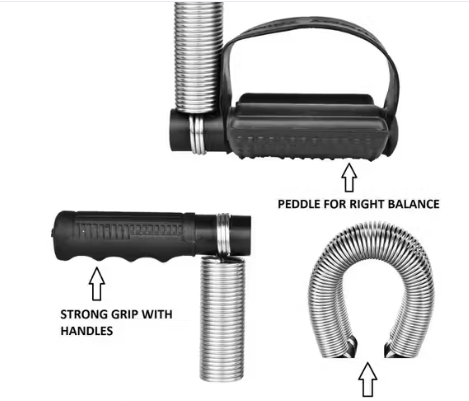 Tummy Trimmer Men and Women for Abs Workout Stomach Machine Exercise in Gym, Home for Abdominal Workout for man and women (BLACK)