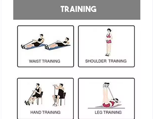 Tummy Trimmer Men and Women for Abs Workout Stomach Machine Exercise in Gym, Home for Abdominal Workout for man and women (BLACK)